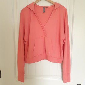 Sweaty Betty After Class Relaxed Hoodie in Warm Pink Size 8-10/Size M